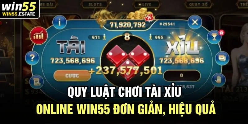 Quy luật chơi tài xỉu online đã được Win55 chia sẻ